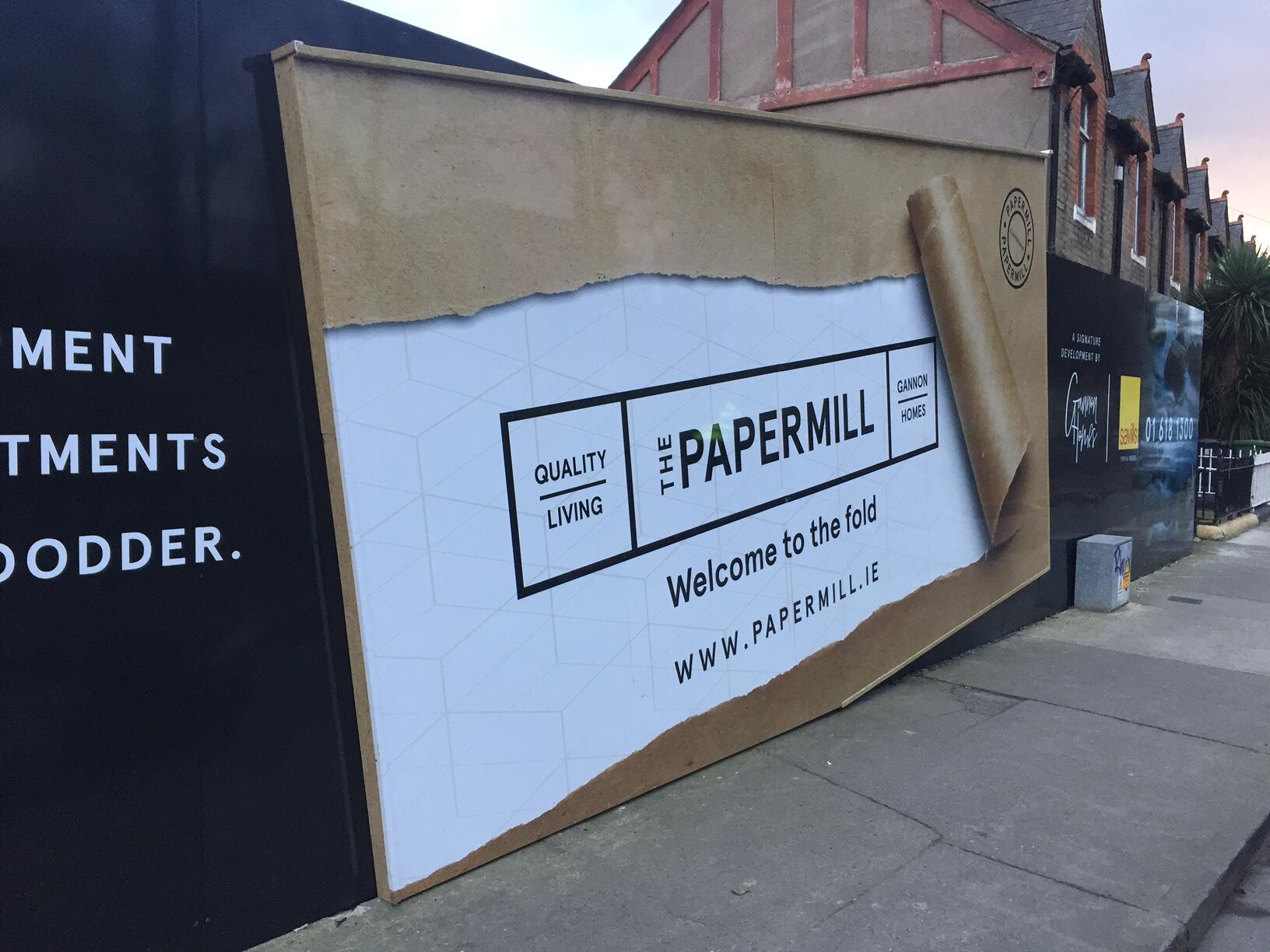 Papermill Hoarding
