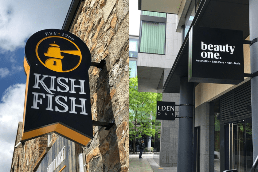 projecting signage