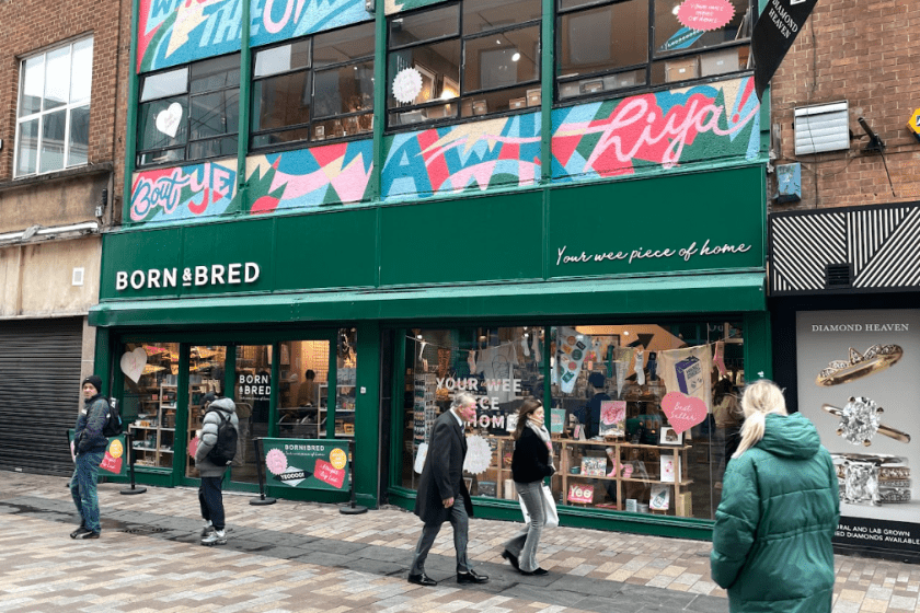 Storefront Signage for Born & Bred