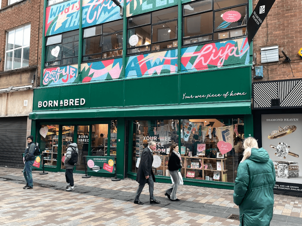 Storefront Signage for Born & Bred