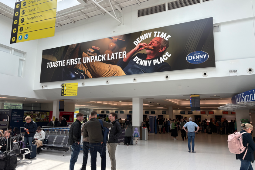 Backlit Banner at Belfast City Airport