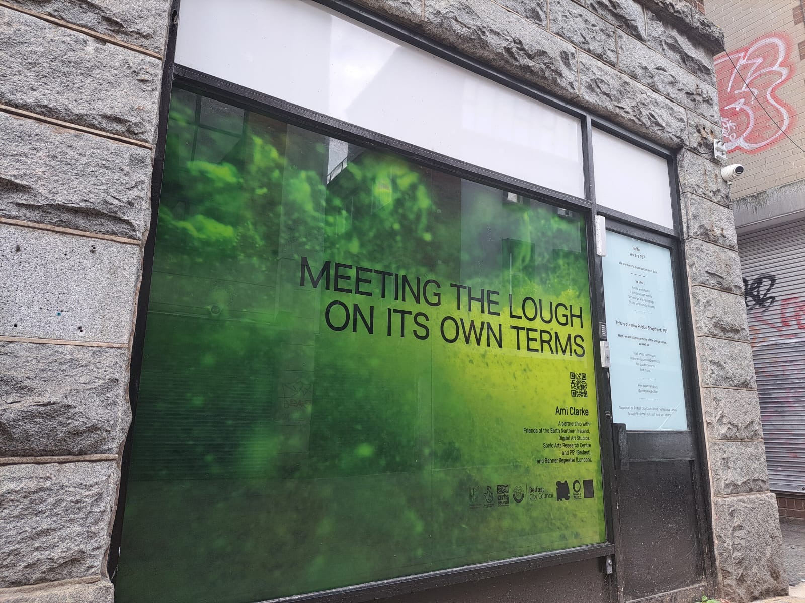 Exhibition Window Graphic for PS²