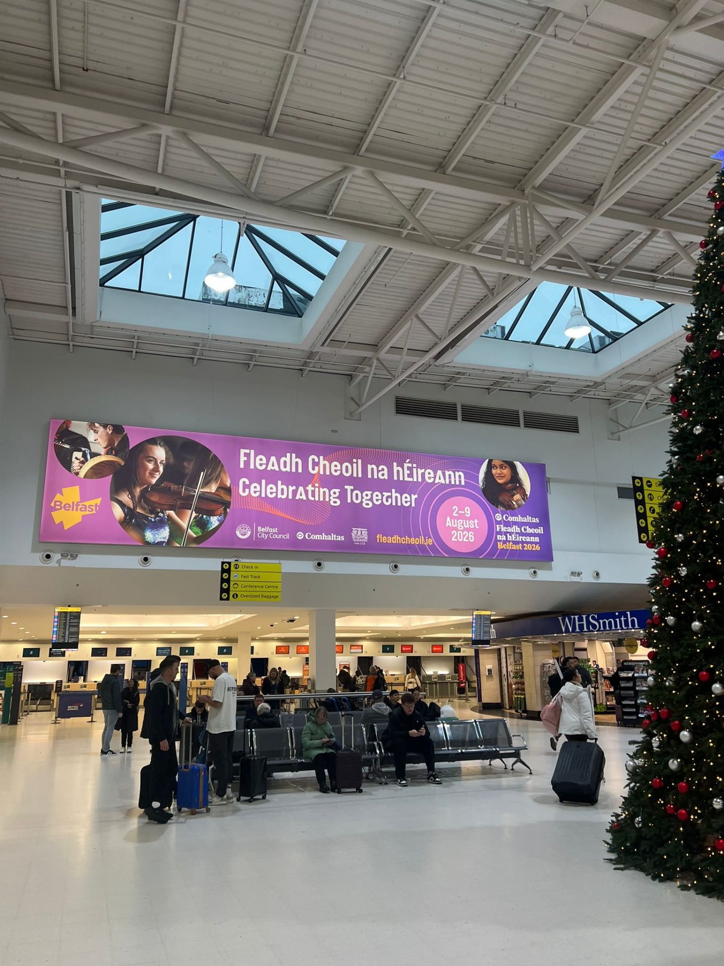 Backlit Banner for Belfast City Aiport