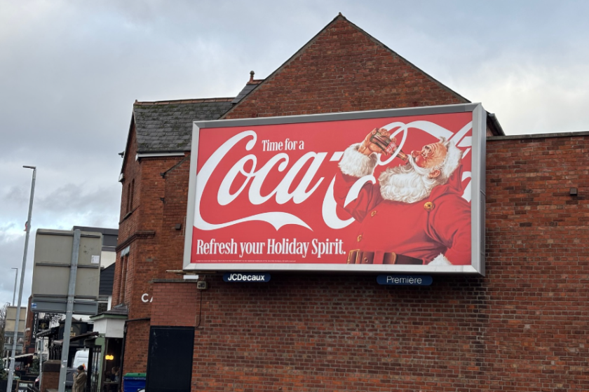 Coca-Cola Christmas Backlit Billboard