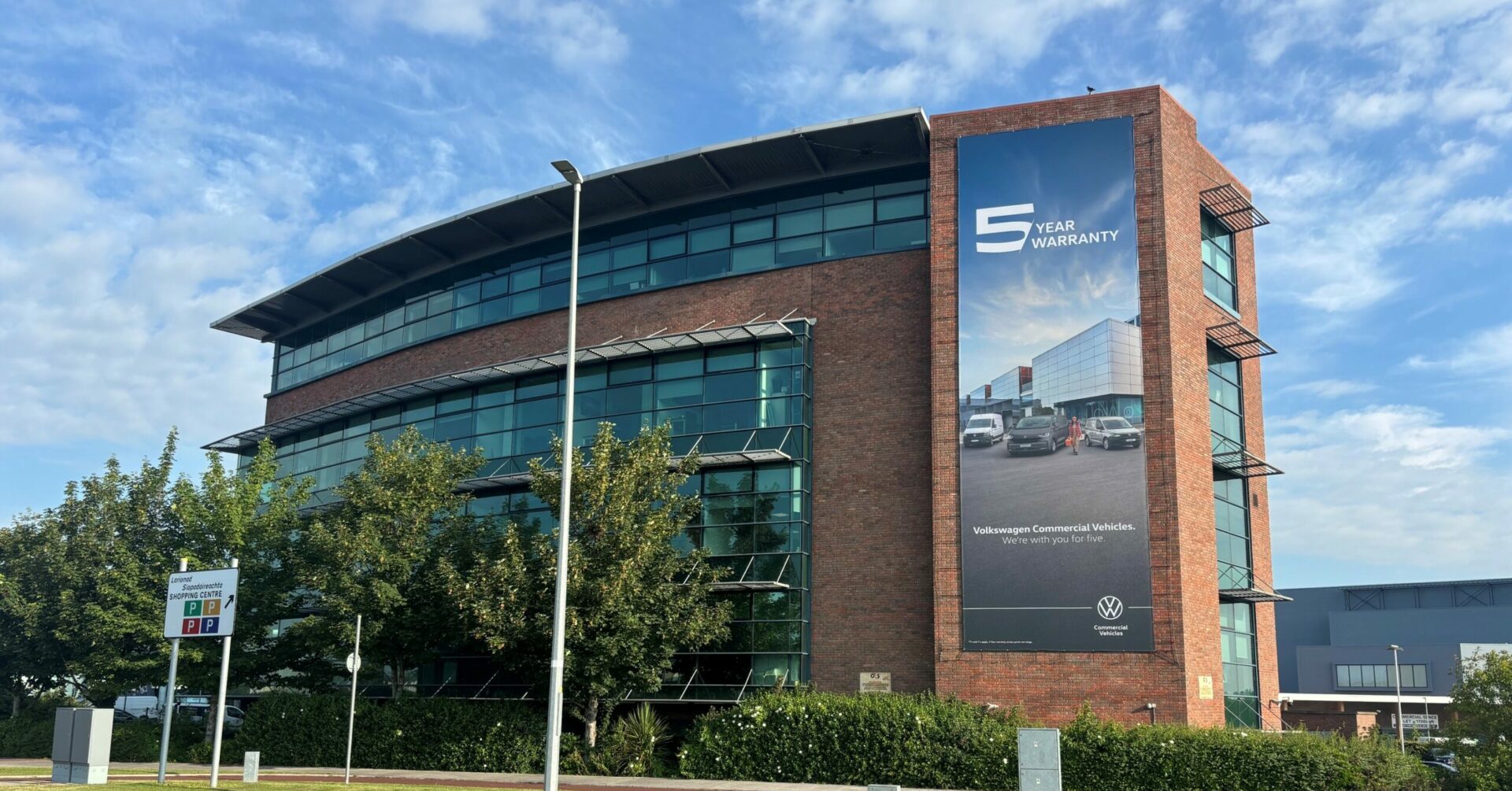 Building Banner for Volkswagen