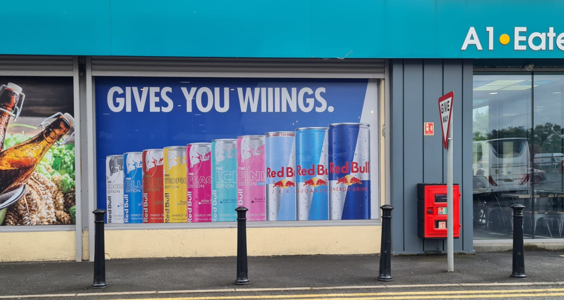Window Graphics for the Red Bull Brand