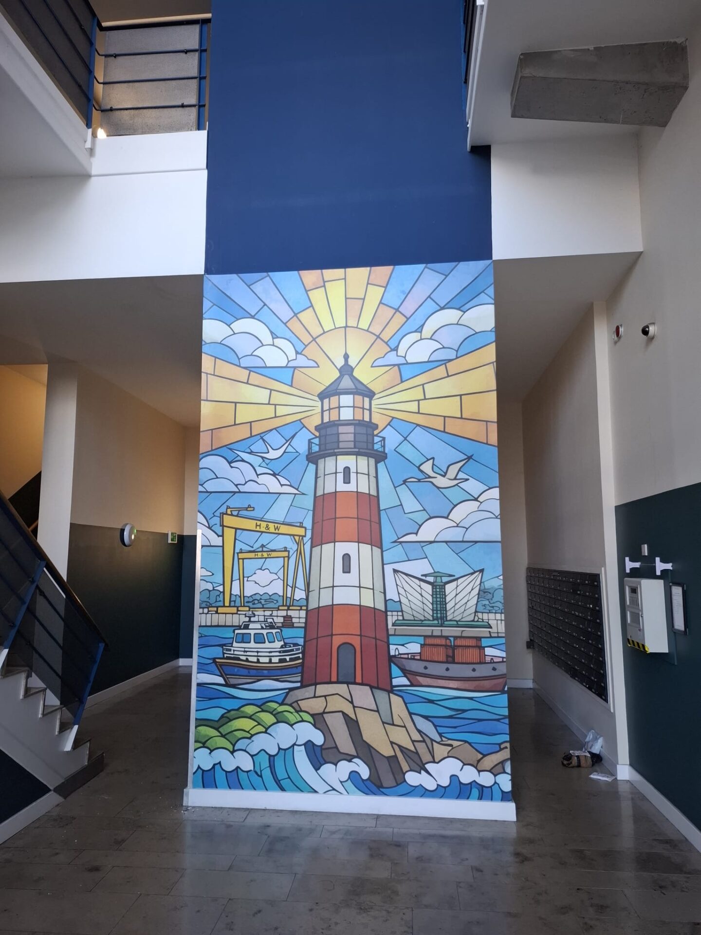 Quaygate Wall Graphic Installation