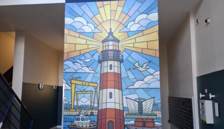 Quaygate Wall Graphic Installation
