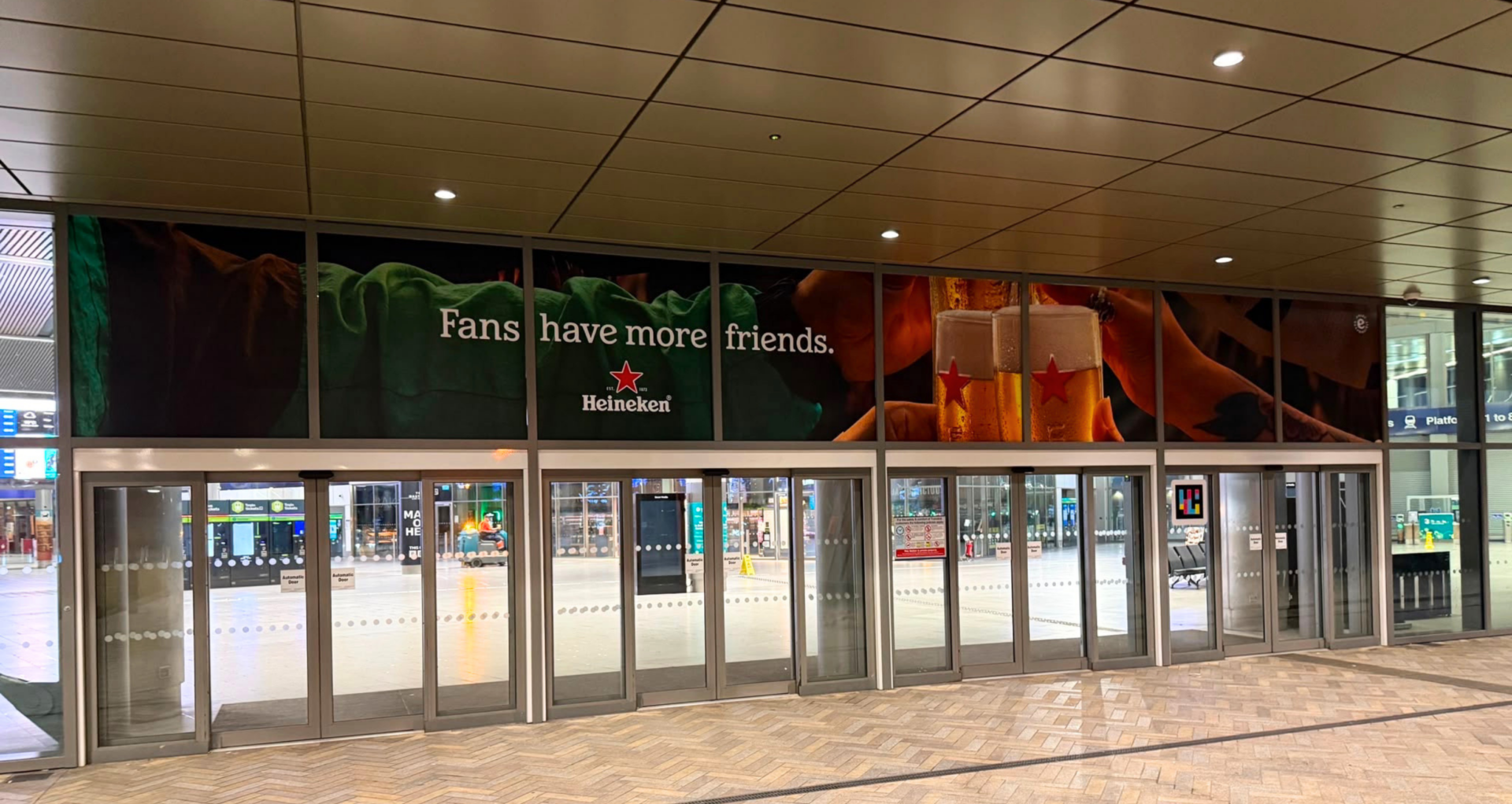 Window Graphics at Grand Central Station