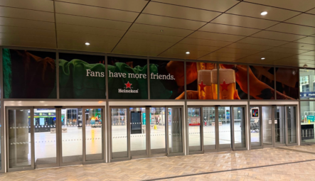 Window Graphics at Grand Central Station