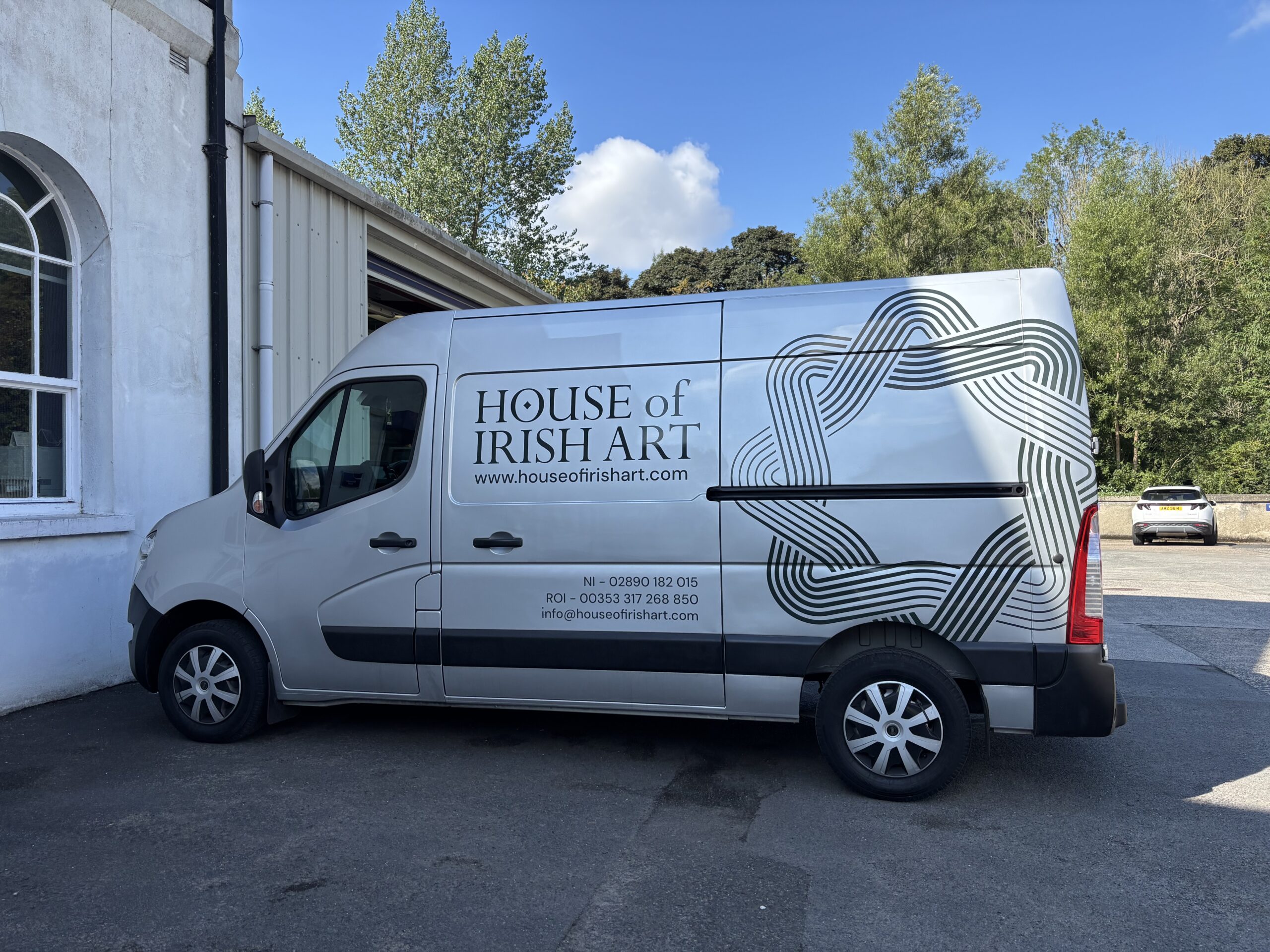 Van wrap for House of Irish Art