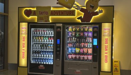 Vending Machine Branding for Tayto